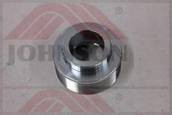 PULLEY, POLY-V, ZINC PLATING, SS41, J10#65, - Product Image