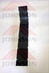 Rubber Pad;Guide Rail;Rubber;EP06B - Product Image