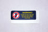 43006121 - Warning Sticker;EP73-KM;EP73 - Product Image