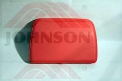 Pad, Back, Red - Product Image