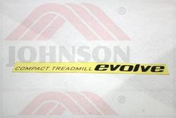 Decal, Right Side Rail (Evolve) - Product Image