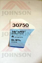 Sales Sticker, Console, left, TM27B - Product Image Sales Sticker, Console, left, TM27B - Product Image