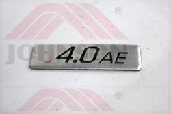 Model Sticker, EP187, -4.0AE - Product Image Model Sticker, EP187, -4.0AE - Product Image