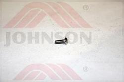 Screw;Phillip;Round;M3x0.5Px8L;Zn 3(Whit - Product Image