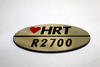 49003210 - DECAL MODEL R2700HRT - Product Image