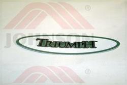 Sticker;TRIUMPH;TM610B-1US - Product Image