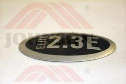 Decal, Side Cover - 2.3E - Product Image