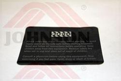Decal, Console, Warning-1.3T - Product Image