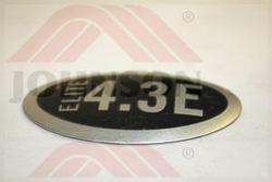 Decal, Side Cover - 4.3E - Product Image