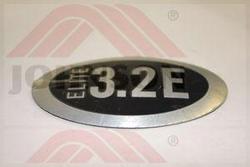 Decal, Side Cover - 3.2E - Product Image Decal, Side Cover - 3.2E - Product Image