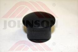 Cap, PVC, Black - Product Image Cap, PVC, Black - Product Image