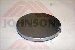 cover, L, Crank, ABS, silver, LM445, CB139 - Product Image