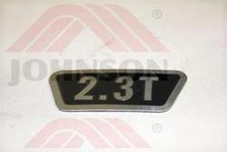 Decal, Motor Cover - 2.3T - Product Image