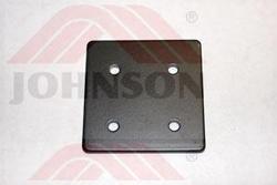 Motor Cover Velcro Mounting Plate;BL;TM69 - Product Image