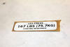 43003812 - Sticker;Weight ;PL04KM-G3 - Product Image