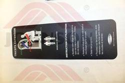 InstructionLabel, French, GM23KM-G3 - Product Image InstructionLabel, French, GM23KM-G3 - Product Image