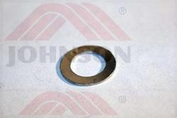 WASHER, FLT, #12.5X#20.0X1.0T, CHM, - Product Image