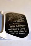 35002239 - Decal(Warning label for console) - Product Image