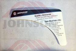 SPEC LABEL, CONSOLE, RIGHT, TM606B-1US, - Product Image SPEC LABEL, CONSOLE, RIGHT, TM606B-1US, - Product Image