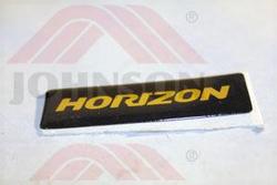 DECORATED LABEL, PEDAL, POLY, HORIZON 20X - Product Image