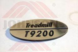 DECAL MODEL T9200 - Product Image