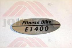 DECAL MODEL E1400 - Product Image