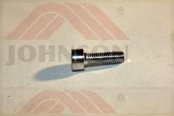 Screw;Round Hex Socket;M10x1.5Px15L;Cr P - Product Image