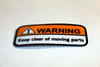 43003484 - Small Warning Decal - Product Image