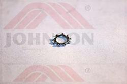 WASHER, TOOTH, M5.3X10X0.6, NKL, - Product Image
