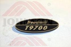 DECAL MODEL T9700 - Product Image