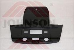 Console overlay, ABS, light black/DM363, TM - Product Image