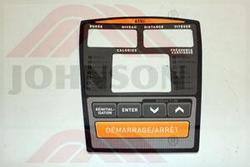 CONSOLE STICKER, OVERLAY, EP157B, - Product Image