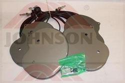Pulley Cover Set; Includes Hardware and New Cable - Product Image