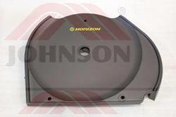 PLASTIC COVER, R, ABS, DM328, SILKSCREEN HOR - Product Image