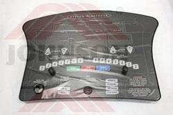 Upper Console Cover Set, English, TM93, SBO - Product Image