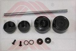 Semi-Assembly, RB77 Wheel Set, US, RB77 - Product Image