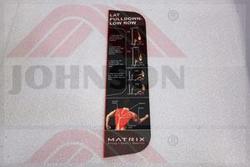 Instruction Sticker, A, English, GM167D-KM - Product Image Instruction Sticker, A, English, GM167D-KM - Product Image