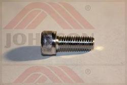 Screw;Hex Socket;Round;M10x1.5Px25L;Zinc - Product Image