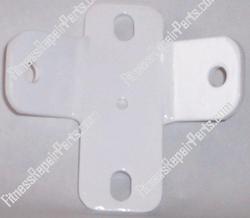 Bracket, pulley, center, White - Product Image