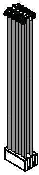 Rod box with rods, 310LB