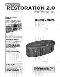 Owners Manual, PFHS70070 G02542AC - Product Image
