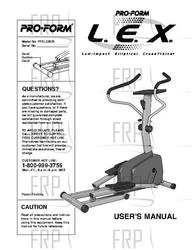 Owners Manual, PFEL25070 G02761-C - Product Image