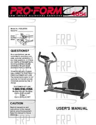 Owners Manual, PCEL87070,E/FCA - Product Image