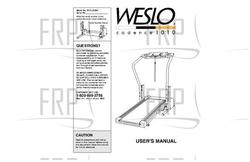 Owners Manual, WLTL27080 H01549-C - Product Image