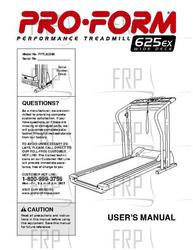 Owners Manual, PFTL62580 - Product Image