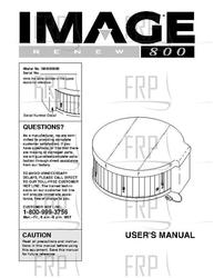 Owners Manual, IMHS80080 - Product Image Owners Manual, IMHS80080 - Product Image