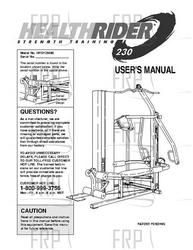 Owners Manual, HRSY23080 H04547-C - Product Image