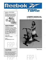 Owners Manual, RBEVCR92080,UK - Product Image
