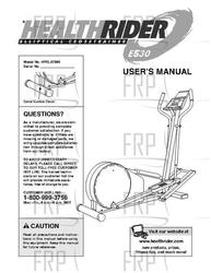 Owners Manual, HREL07980 - Product Image
