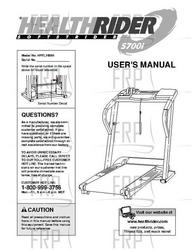 Owners Manual, HRTL16990 159309C - Product Image